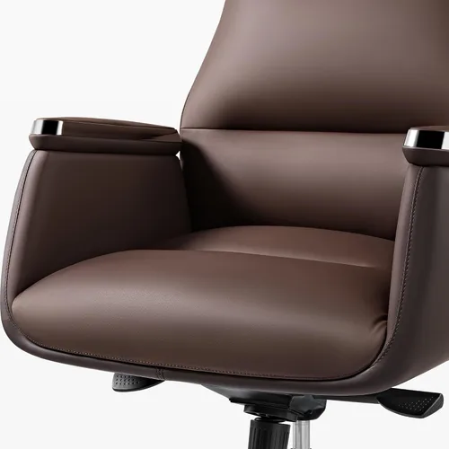 Miniatura 5 de EUREKA ERGONOMIC Royal II - Silla de oficina ejecutiva con respaldo alto, grande y alta con asiento extra ancho, silla de escritorio de cuero