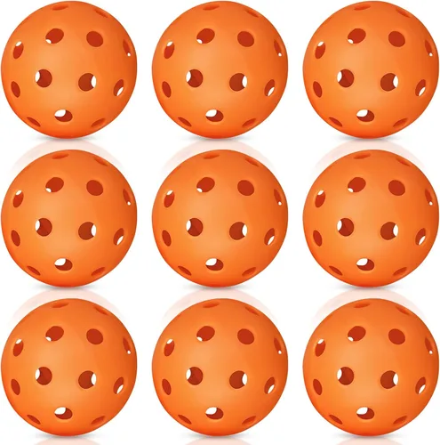 Outdoor Pickleball Balls Set, USAPA Approved, 40 Hole, High Bounce True Flight, Durable for All Skill Levels