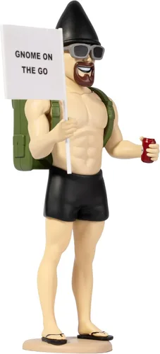 Miniatura 7 de Gnomo de viaje macho adulto Mini figura de gnomos con soporte AirTag integrado Compañero de viaje de aventura para viajes por carretera