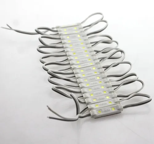 Miniatura 4 de Super Bright 200pcs Mini 2835 2 LED módulo DC12V impermeable luz decorativa para letreros de letras publicitarias con cinta adhesiva trasera (blanco)