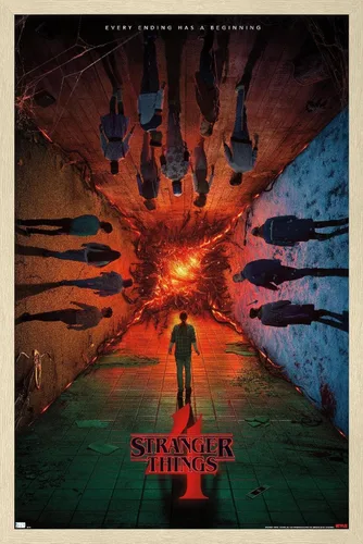 Miniatura 10 de Trends International Netflix Stranger Things: Temporada 4 - Póster de presentación con el grupo, para pared, de una hoja, 14.725 x 22.375 pulgadas