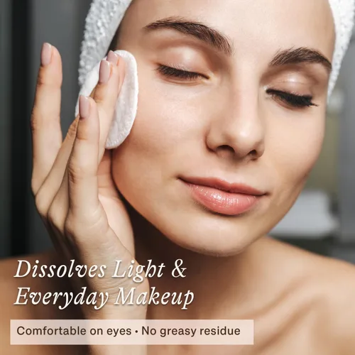Miniatura 2 de Removedor de maquillaje: fabricado en Estados Unidos con ingredientes naturales y orgánicos, removedor de maquillaje facial y de ojos, uso
