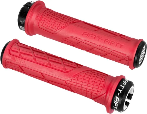 Miniatura 10 de FIFTY-FIFTY Empuñaduras de manillar de bicicleta de montaña, empuñaduras MTB de bloqueo único, cómodas y de bloqueo, mango de bicicleta