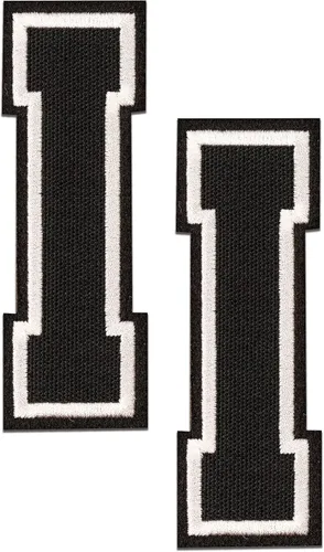Miniatura 45 de Parches de letras termo-adhesivas de alta calidad – Lindas letras para ropa – Parche universitario para ropa – Letras bordadas de 4 1/2 parches