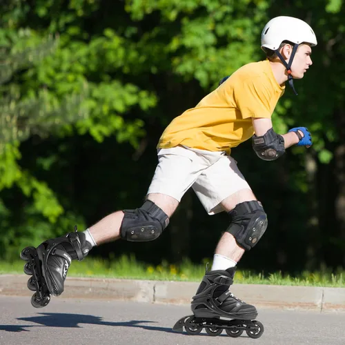 Miniatura 7 de METROLLER Patines en línea para mujeres, patines en línea ajustables para adultos, para adolescentes y niños Blanco