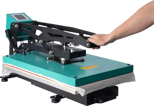Miniatura 8 de Máquina de prensa de calor deslizante de 16 x 24 pulgadas para camisetas, placa extraíble de concha, impresora de sublimación digital industrial
