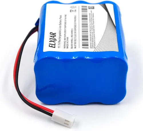 Miniatura 8 de Paquete de 2 baterías de repuesto de iones de litio de 11.1 V 5200 mAh con conector hembra MTA-100 de 2 pines, 6 celdas 18650, 100 W RAMP/Rib Bare