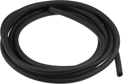 uxcell Tubo de látex 1/4 pulgadas ID 3/8 pulgadas OD 10 pies manguera de goma elástica negra