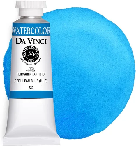 Miniatura 10 de DA VINCI PAINTS Pintura de acuarela para artista profesional, Gamboge (tono), 0.5 fl oz