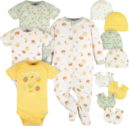 Miniatura 10 de Gerber Juego de regalo de canastilla de 12 piezas para bebés y niñas