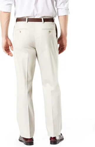 Miniatura 3 de Dockers Signature - Pantalones de algodón con ajuste clásico y plisados para hombre (tallas regulares y grandes y altas)