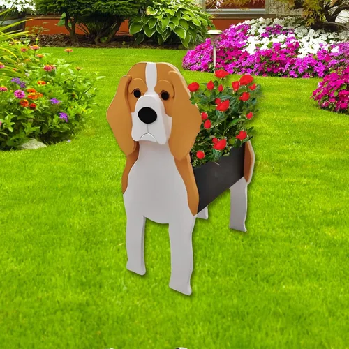 Miniatura 57 de Maceta de Perro English Springer Spaniel, Macetas de Plantas, Bonita Maceta de Jardín para Perros, Macetas de Perro Regalos de Cumpleaños