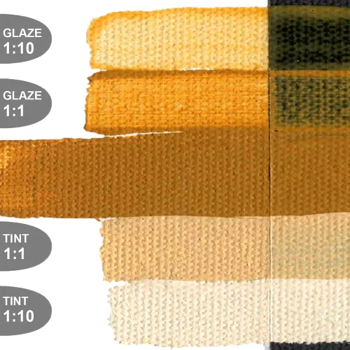 Miniatura 5 de GOLDEN OPEN Acrílicos de secado lento, Siena cruda, tubo de 2 fl oz, Pintura acrílica profesional, semiopaca Tierra de sierra natural