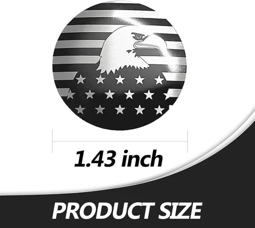 Miniatura 4 de CONGCONG Para Dodge Ram Chrysler Durango Traveler American - Calcomanía de acero inoxidable para pomo de palanca de cambios compatible con Chrysler