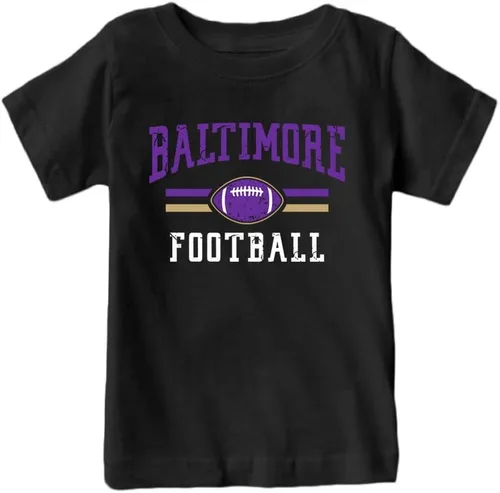 Miniatura 26 de Camiseta de Equipo Estilo Vintage para Niños para Aficionados al Fútbol Americano Miami - Camisa naranja