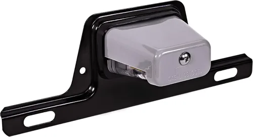 Miniatura 9 de True Mods - Luz LED negra para placa de matrícula para remolque de barco [montaje de soporte de acero] [DOT FMVSS 108] [SAE L] 12 V CC impermeable