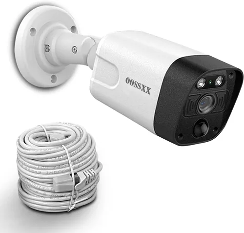 Cámara de seguridad PoE complementaria 4K 8MP para sistemas PoE NVR, cámara de expansión IP bala, gran angular de 130°, audio de 2 vías, detección