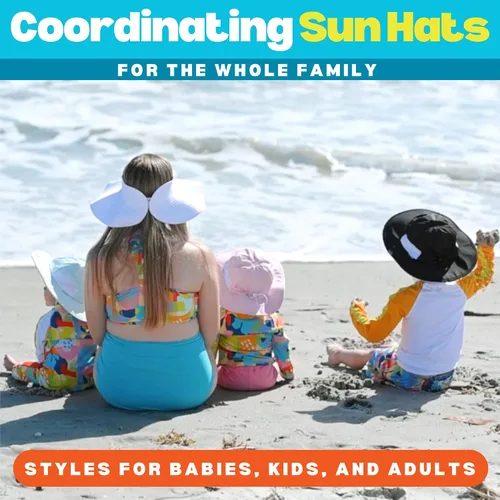 Miniatura 7 de SwimZip, sombrero unisex para niños, ala ancha, protección solar FPS 50, ajustable.
