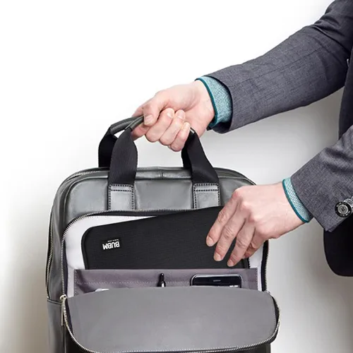 Miniatura 7 de Organizador de equipaje con doble capa para viajes BUBM, para llevar dispositivos y accesorios electrónicos., Negro, 2 capas M