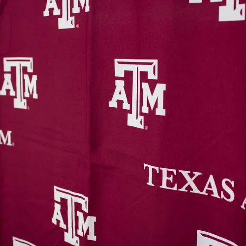 Miniatura 8 de College Covers Everything Comfy Texas A&M Aggies Cortina de Ducha Brillante y Colorida Cover
