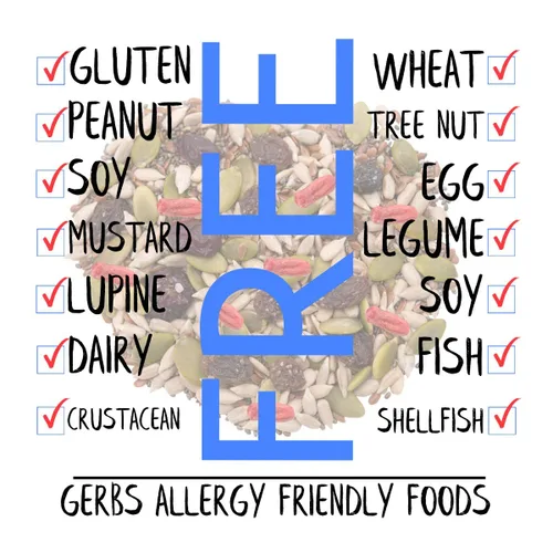 Miniatura 3 de GERBS Superfood Snack Mix de 2 libras. Los 14 mejores alimentos libres de alergias Bolsa a granel Fabricado en Estados Unidos Calabaza