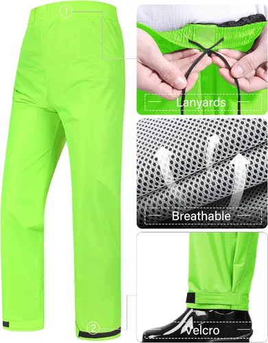 Miniatura 4 de iCreek Rain Suit Waterproof Jacket and Trouser Suit Raincoat for Men and Women Outdoor All-Sport Breathable Anti-storm
