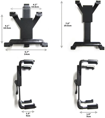 Miniatura 2 de Ramtech - Soporte para parabrisas de automóvil, camión y tableta, soporte de ventosa con soporte ajustable, compatible con Magellan RoadMate