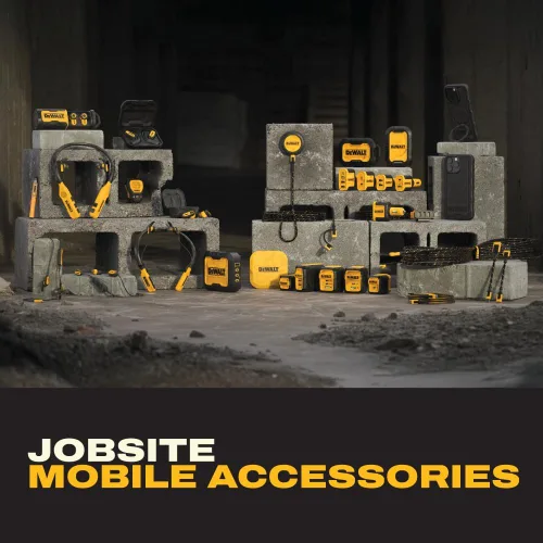Miniatura 9 de DEWALT Cordón antipérdida para auriculares TWS y TWS ANC – Cable de seguridad duradero para un ajuste seguro y fácil acceso, correa de cuello