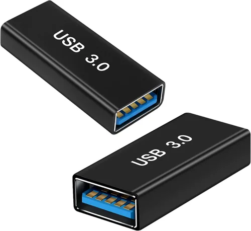 Miniatura 10 de Paquete de 2 adaptadores USB 3.0/3.1 macho a macho y adaptador OTG 3.0 USB A a A, extensión o expansión