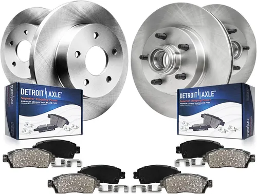 Miniatura 16 de Detroit Axle - Kit de frenos para Mazda CX-5 2019-2024, rotores de freno de disco pastillas de freno de cerámica con herrajes 2020 2021 2022 2023