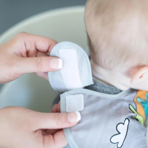 Miniatura 5 de Bumkins Baberos para niña o niño, SuperBib para bebés y niños pequeños de 6 a 24 meses, esenciales imprescindibles para comer, alimentar, A6 No