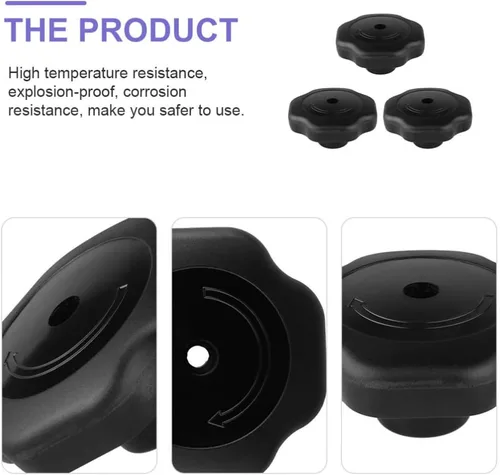 Miniatura 9 de Mipcase Pomo de repuesto para tapa de olla, 4 piezas universales de repuesto para olla a presión, cacerola, tapa de olla
