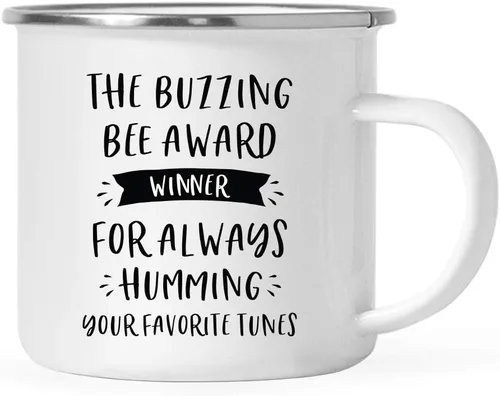 Miniatura 10 de Andaz Press Taza de café de acero inoxidable de 11 onzas con diseño de fogata, regalo divertido para compañero de trabajo, ganador del premio
