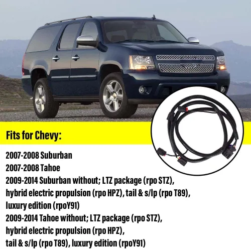 Miniatura 3 de Arnés de cables para sensor de estacionamiento trasero para Chevy Suburban Tahoe GMC Yukon, reemplaza 22899761