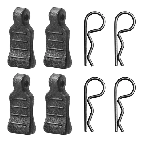 Miniatura 6 de Clips de cuerpo RC con lengüetas de tracción 1/24 1/28 RC Clips para RC Truck Crawler Drift Buggy Compatible con Axial SCX24 WLtoys K969 K989 P929