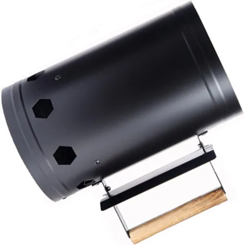 Miniatura 6 de Arrancador de chimenea de acero inoxidable para cocinar al aire libre
