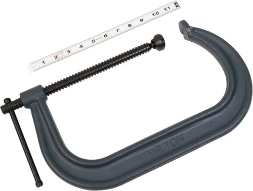 Miniatura 6 de Wilton Abrazadera en C, 10-1/8" de apertura, 5-7/8" de garganta, 8000 libras de fuerza de sujeción (Modelo 410)