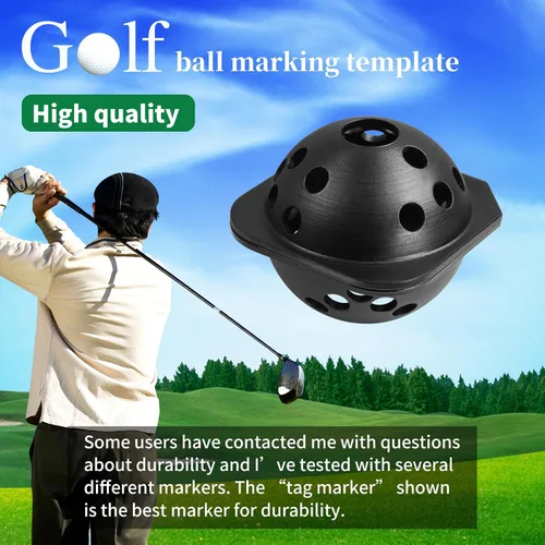Miniatura 6 de Plantilla de marcado de pelota de golf para monitor de lanzamiento Rapsodo RPT MLM2PRO