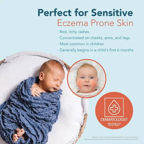 Miniatura 6 de Crema hidratante Happy Cappy – Crema para bebés con tendencia al eccema, loción para piel seca para bebés, niños pequeños y niños, formulada por