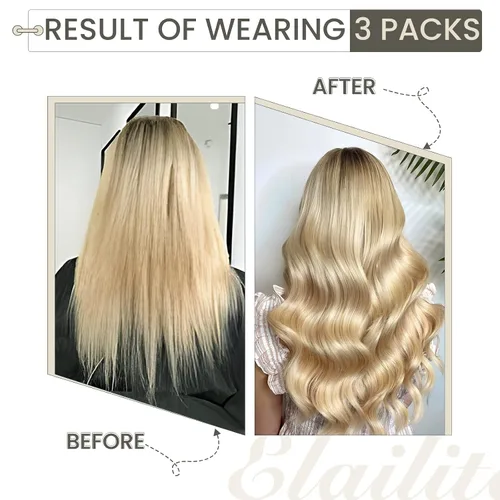 Miniatura 5 de Elailite Extensiones de cabello humano con punta en U V3.0, cabello real unido con queratina, 16 pulgadas, pegamento de fusión de calor, 100% sin