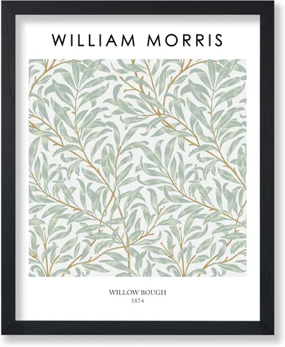 Miniatura 48 de Poster Master Póster vintage de William Morris, estampado de patrón retro de Santiago, arte de flores, arte de patrón textil, regalo para hombres