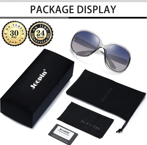 Miniatura 42 de Joopin Lentes de sol de gran tamaño para mujer, polarizados, grandes, para conducción, protección UV, grandes sombras
