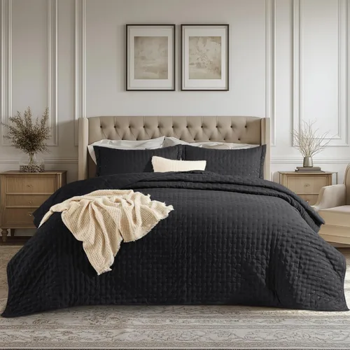 Miniatura 23 de Bedsure Colchas Bohemias Tamaño Queen - Colcha Queen Ultra Suave Ropa de Cama para Decoración de Dormitorio Bohemio, Edredón Ligero para Todas