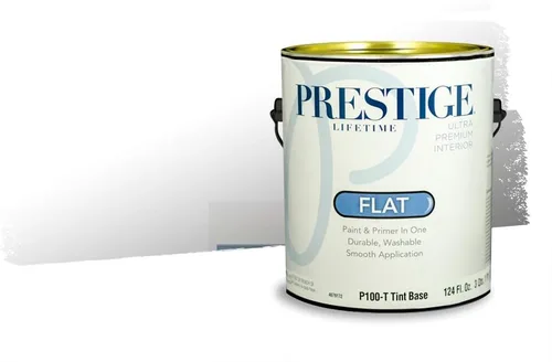 Miniatura 221 de Pintura Exterior + imprimación PRESTIGE, todo-en-uno, 1 galón, acabado mate, color comparable al Valspar* Royal Gray* VS151-Gris real