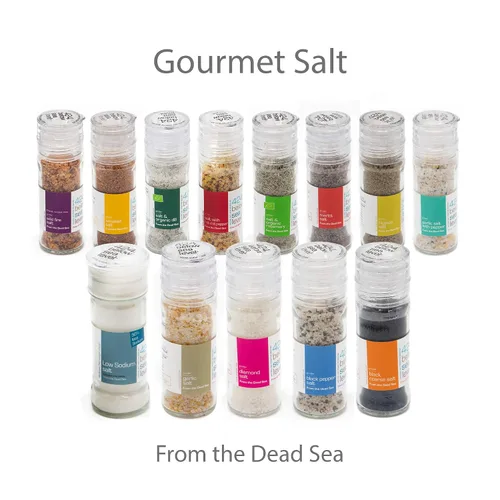 Miniatura 8 de Colección Gourmet Salt del Mar Muerto, 3.87 oz (sal gourmet de diamante)