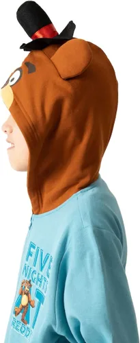 Miniatura 3 de Five Nights At Freddy's Big Face Freddy Hood - Sudadera con capucha de manga larga para niño