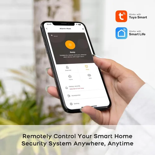 Miniatura 4 de PGST Sistema de seguridad para el hogar, sistema de alarma inalámbrico para el hogar con sensores de movimiento de puerta, teclado inteligente