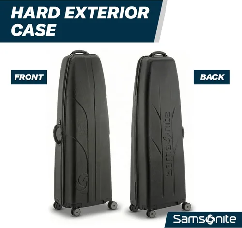 Miniatura 4 de Samsonite Tour Deluxe - Funda rígida para golf, bolsa de viaje de golf, carcasa ABS ligera y duradera, ruedas multidireccionales de 360 grados Negro