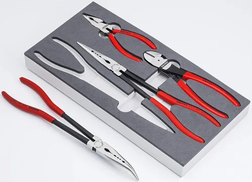 Miniatura 2 de KNIPEX - Herramientas 00 20 01 V16 - Juego de alicates automotrices de 4 piezas en bandeja de espuma (002001V16)