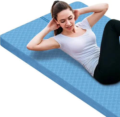 nuveti Tapete Grande para Ejercicios - Tapete de Yoga de 15mm/20mm/30mm de Grosor | Tapete de Ejercicios para Fitness, Yoga, Pilates, Estiramientos